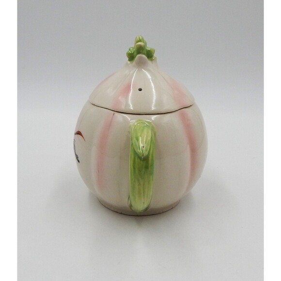Vintage Holt Howard Angry Garlic Teapot Anthropomorphic Hand-Painted Japan - Picture 2 of 10